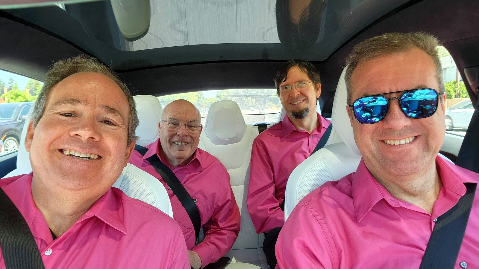 Vocal Capital quartet riding together